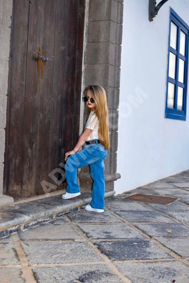 طقم بناتي كنزة مع بنطلون 