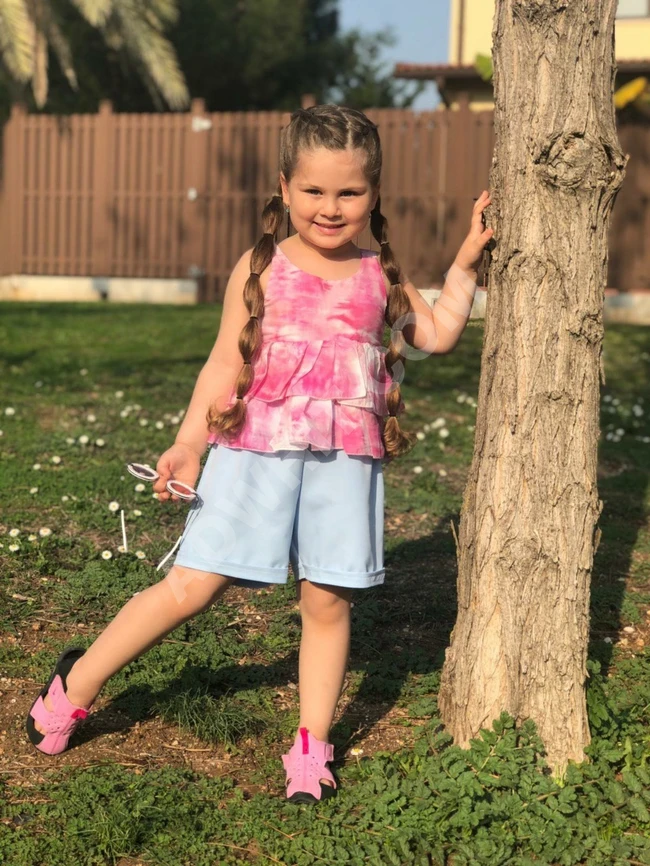 طقم بناتي صيفي 