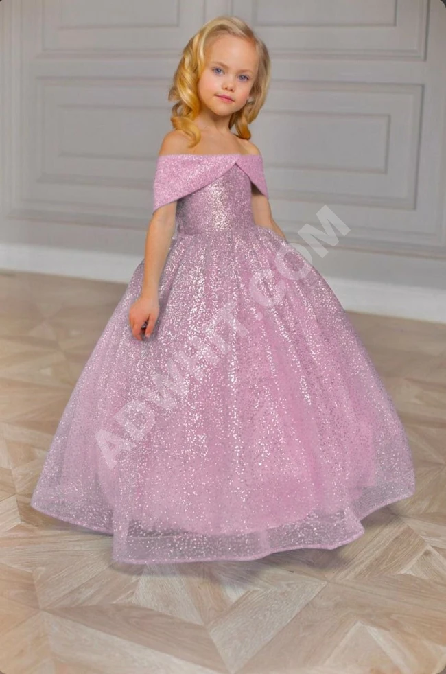 فستان بناتي فاخر 