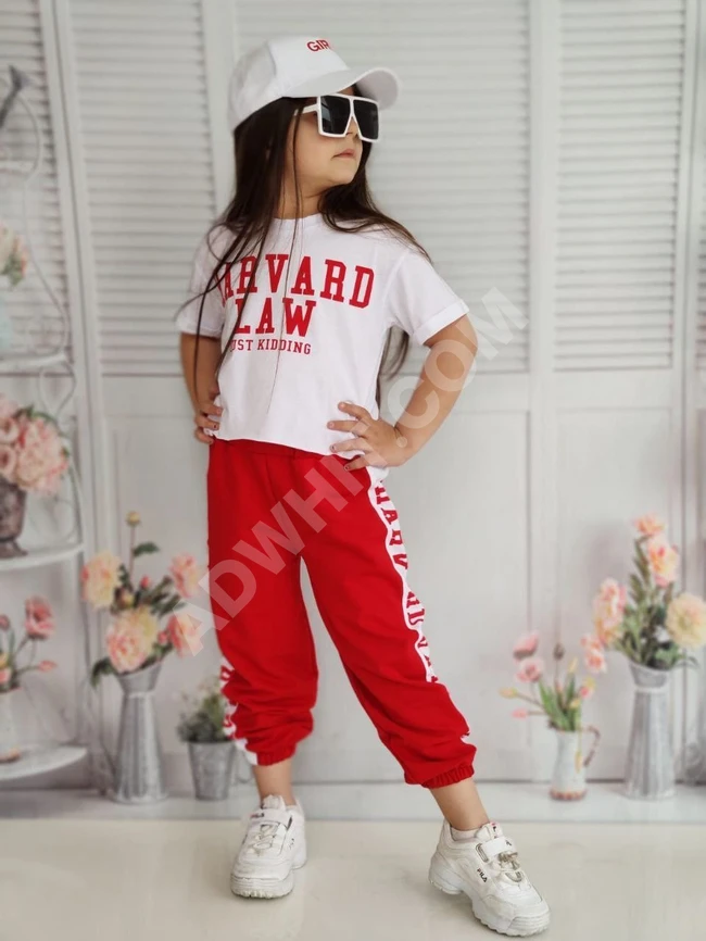 طقم رياضي بناتي 