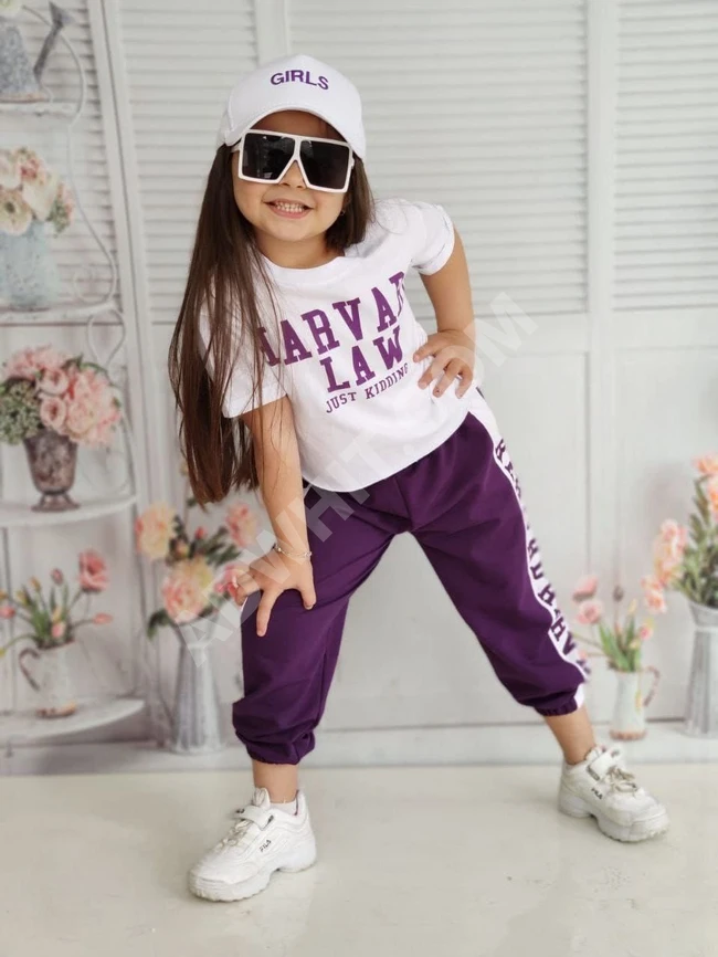 طقم رياضي بناتي 