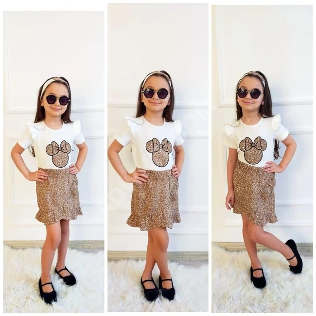 طقم بناتي قطعتين 