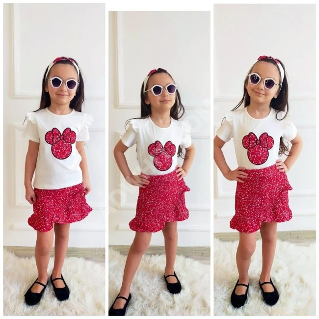 طقم بناتي قطعتين 