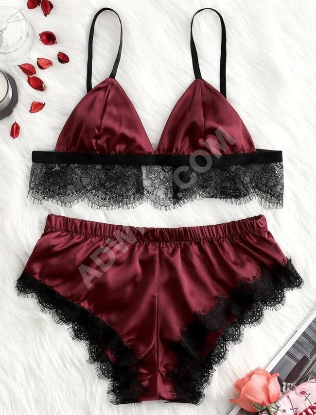 لانجري نسائي قطعتين 