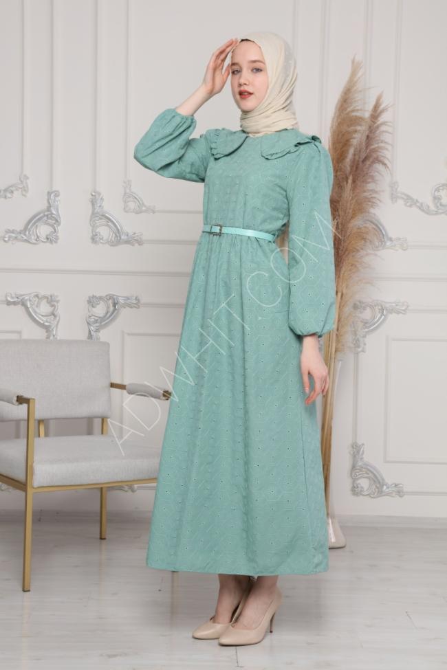 فستان طويل للمحجبات من ماركة RIMA DOMA 