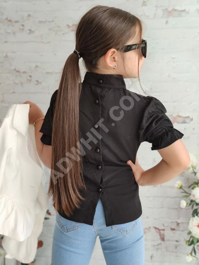 طقم بناتي ثلاث قطع 