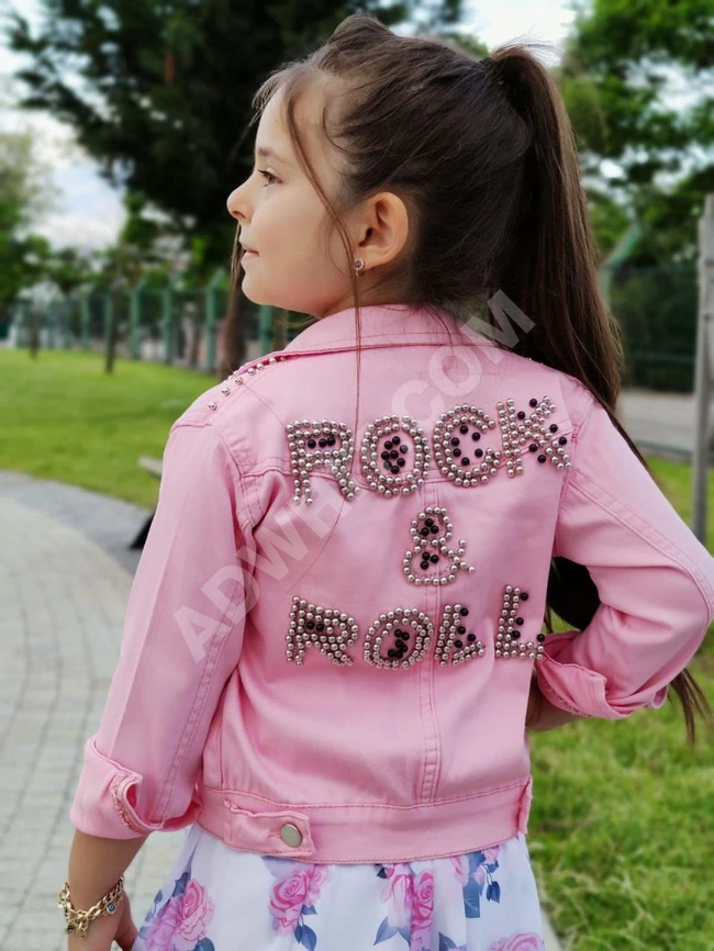 فستان بناتي مع جاكيت 