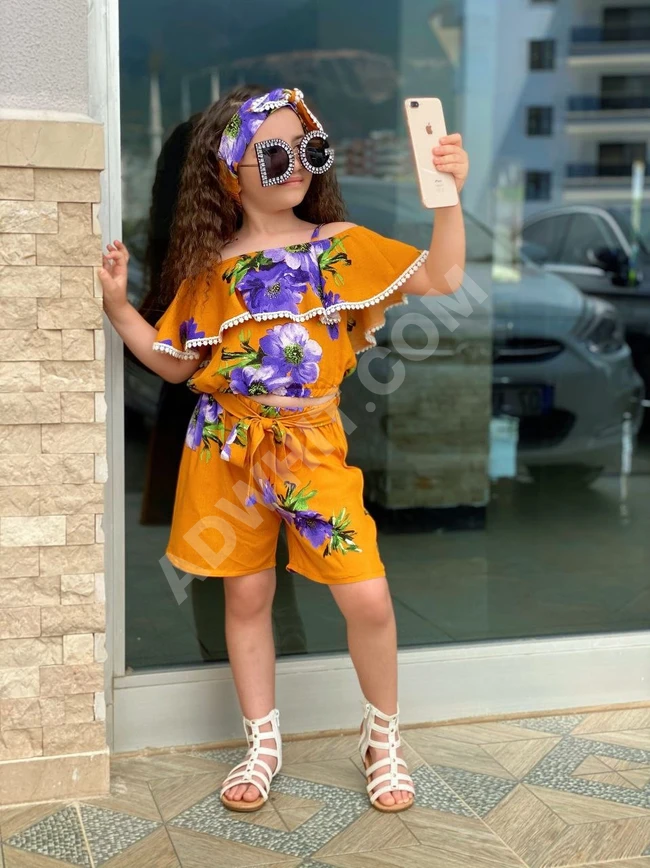 طقم صيفي بناتي 