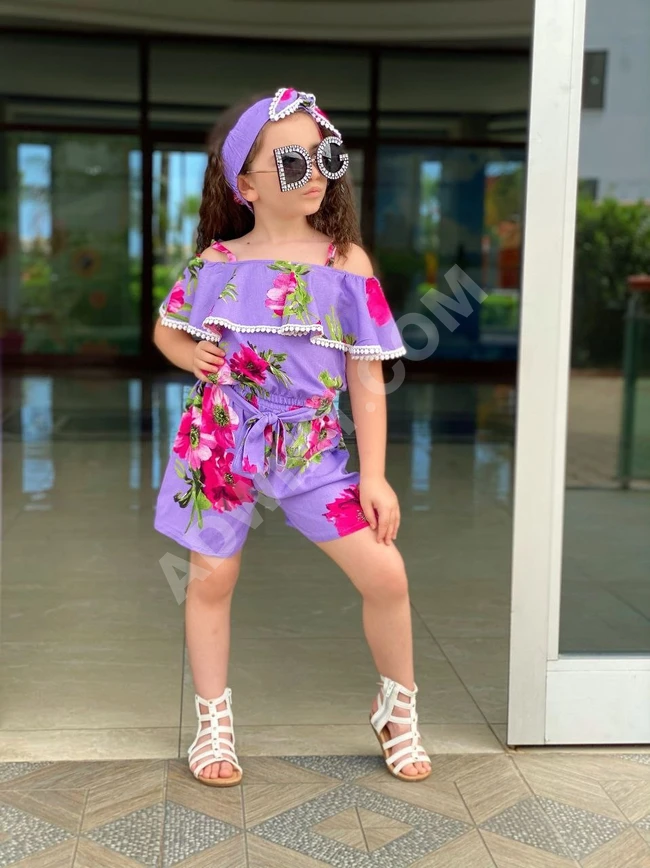 طقم صيفي بناتي 