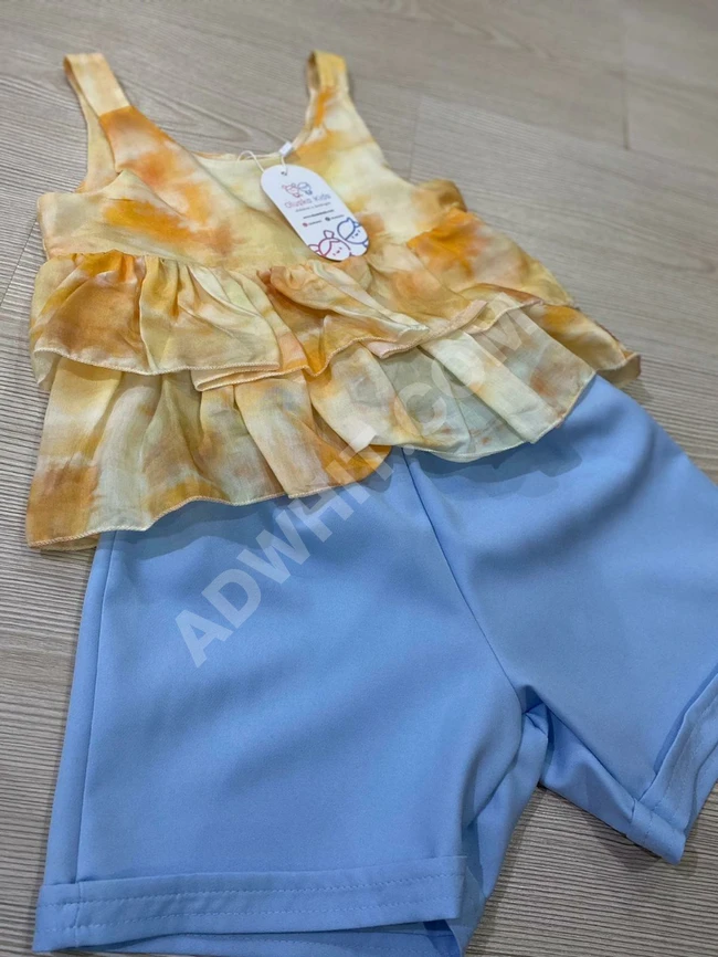 طقم بناتي صيفي 