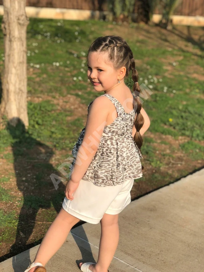 طقم بناتي صيفي 