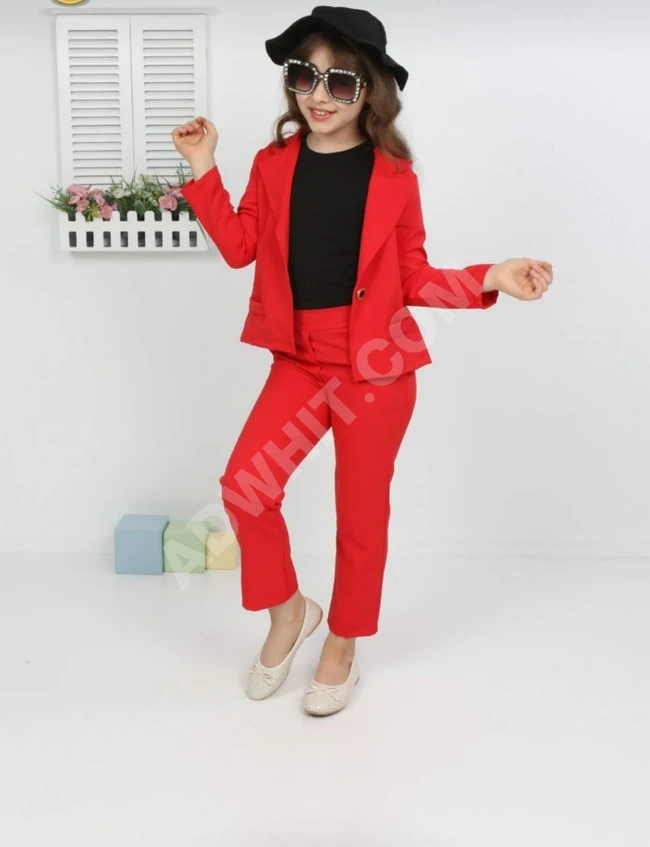 طقم بناتي رسمي 