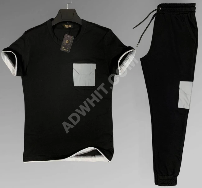 طقم رجالي بنطلون مع كنزة 