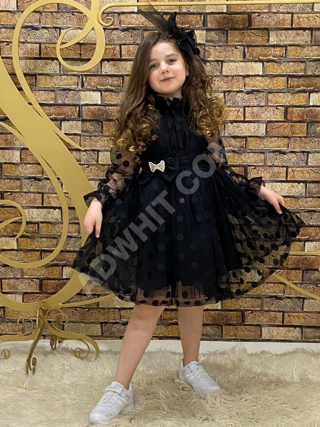 فستان بناتي شيفون 