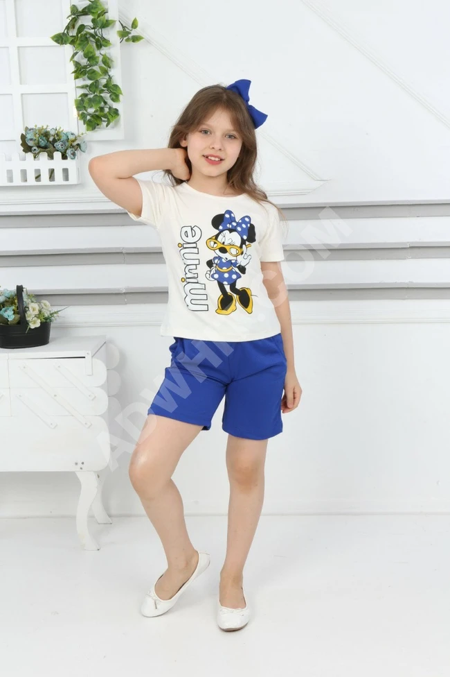 طقم بناتي صيفي 