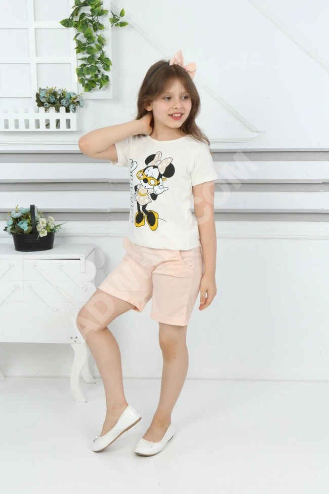 طقم بناتي صيفي 