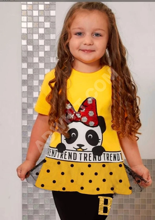 طقم بناتي صيفي 