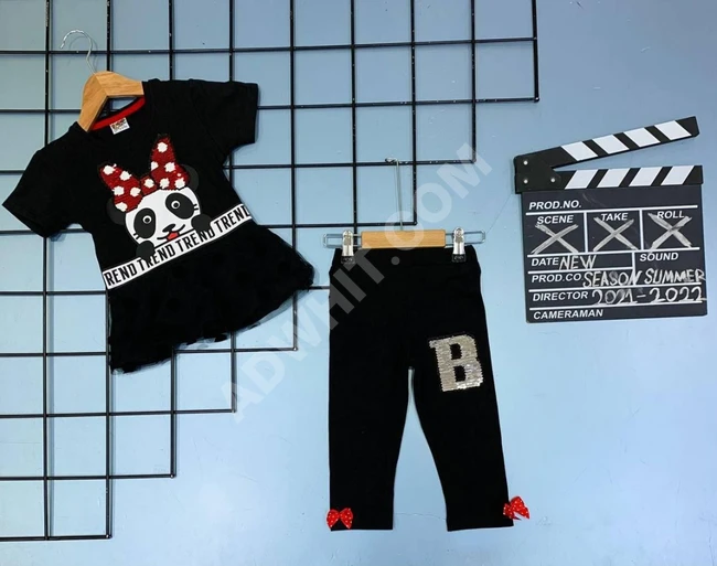 طقم بناتي صيفي 