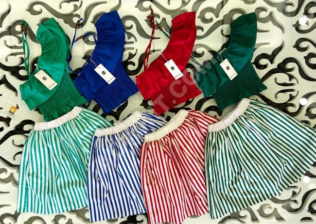 طقم بناتي قطعتين 