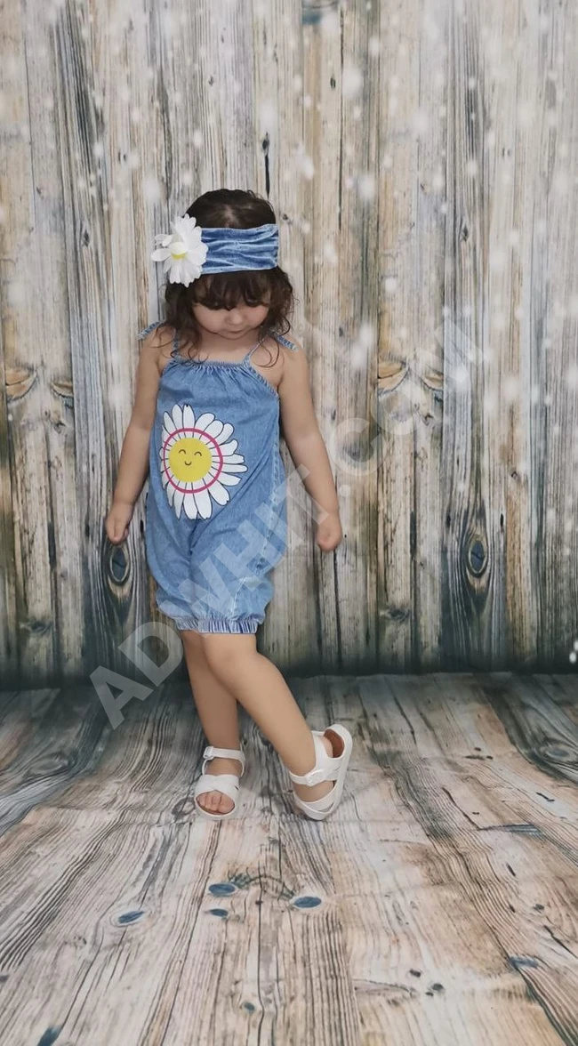 طقم جينز بناتي 