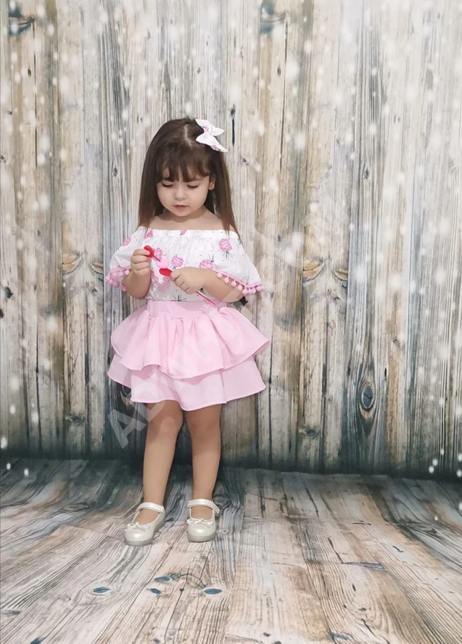 طقم بناتي قطعتين 