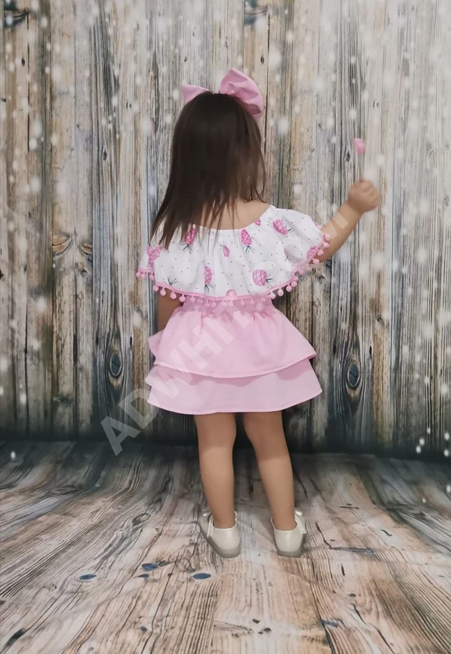 طقم بناتي قطعتين 