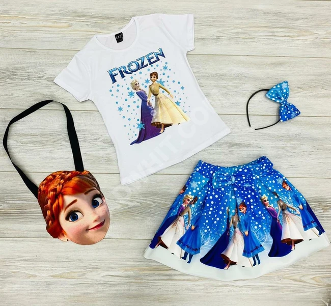 طقم بناتي اربع قطع 