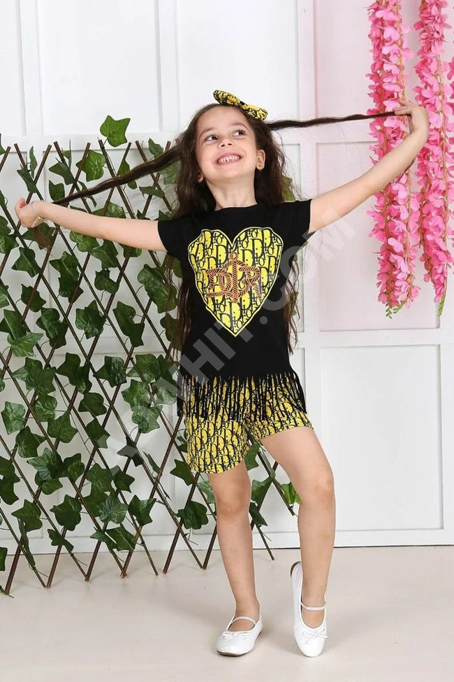 طقم بناتي صيفي 