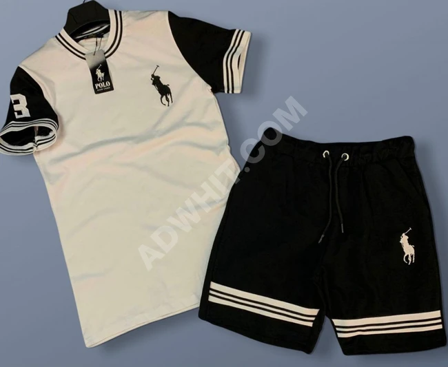 طقم رجالي شورت مع كنزة