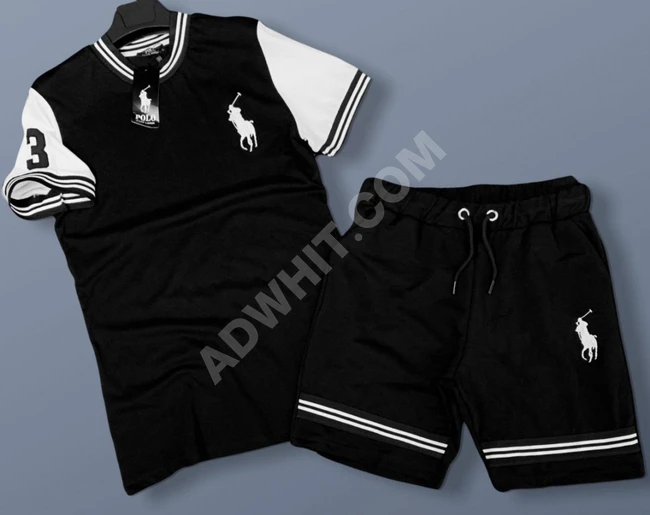 طقم رجالي شورت مع كنزة