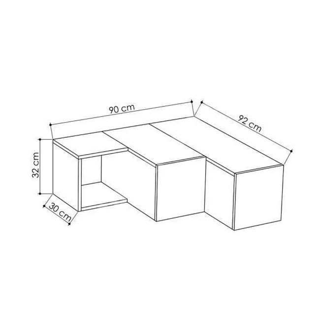 طاولة تلفزيون - موديل COMPACT