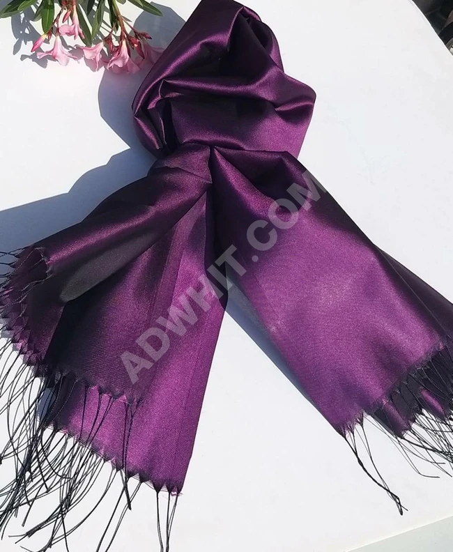 شالات نسائية ساتان بجودة عالية للمحجبات 