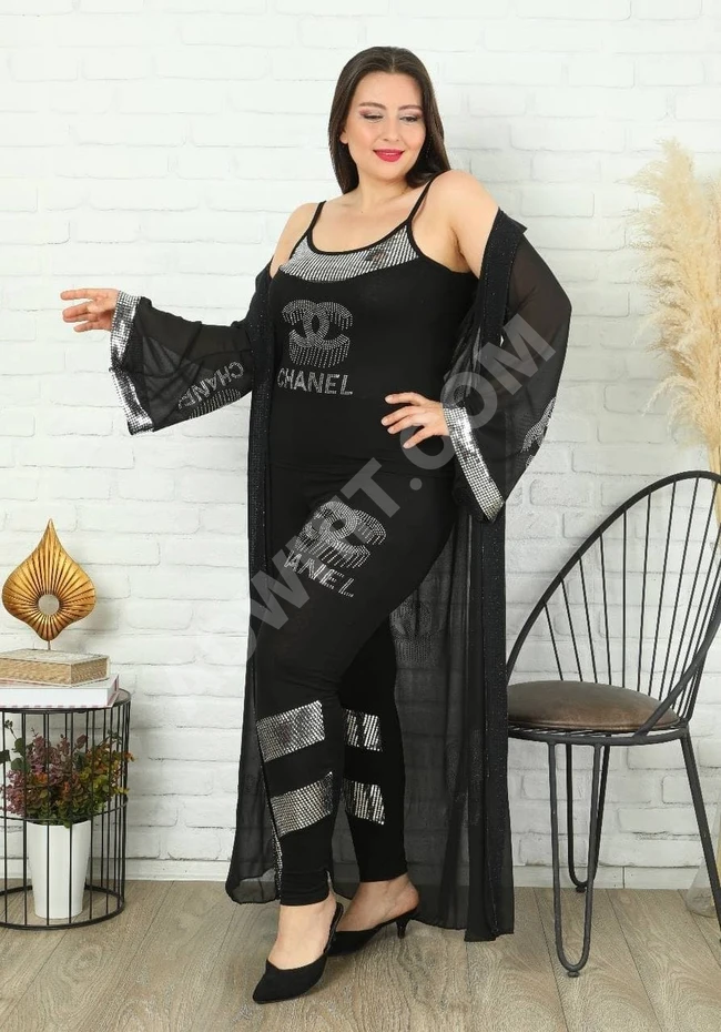 بيجاما نسائية ثلاث قطع