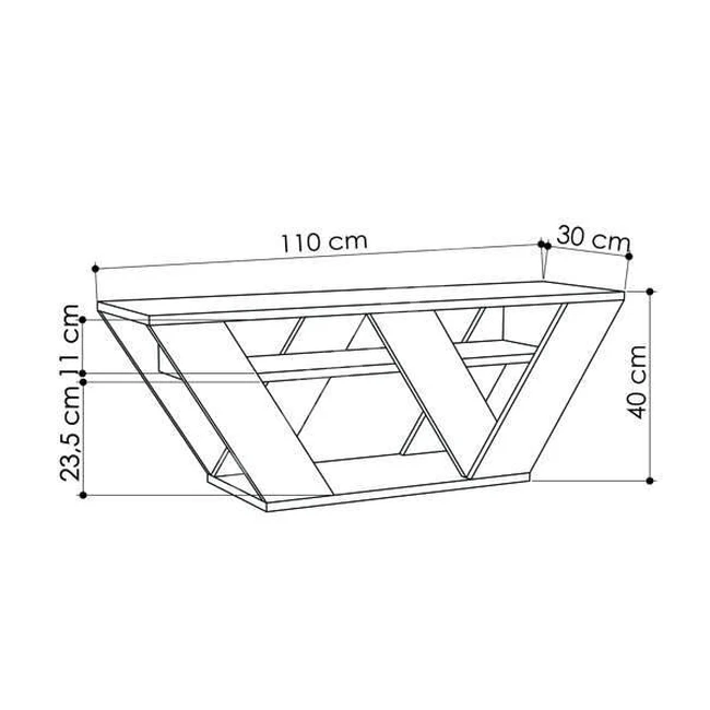 طاولة تلفزيون - موديل PIPRALLA
