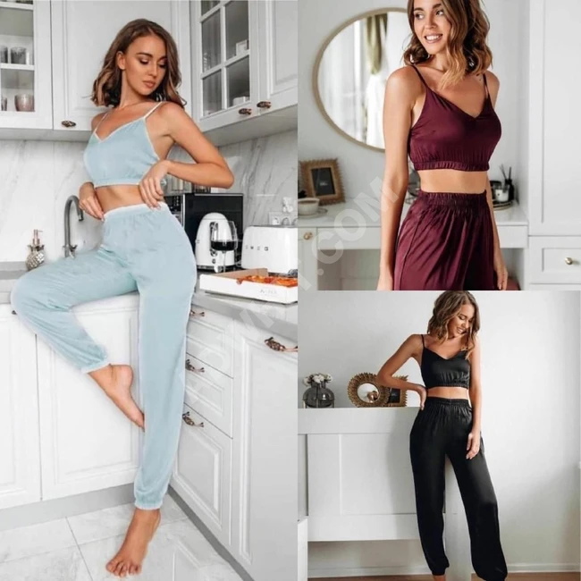 بيجاما نسائية ساتان 