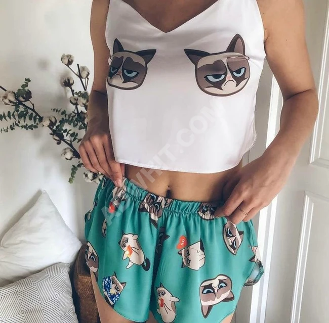 بيجاما نوم شورت نسائية 