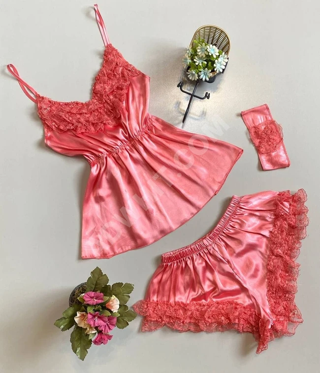 لانجري نسائي ثلاث قطع 