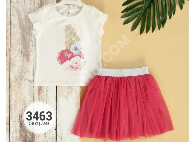 طقم بناتي قطعتين