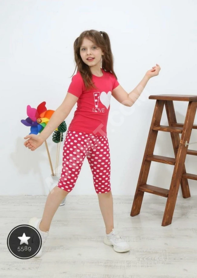 طقم بناتي صيفي 