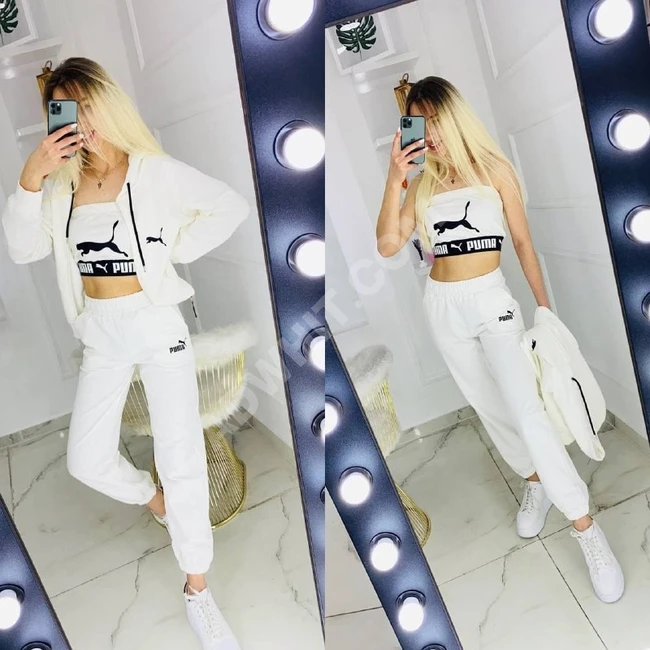 بيجاما نسائية ثلاث قطع 