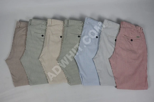 بنطال رجالي بألوان متعددة