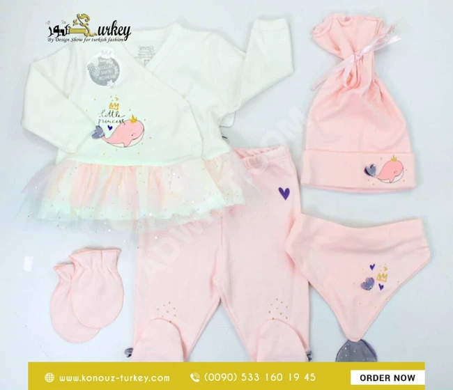 طقم بيبي بناتي