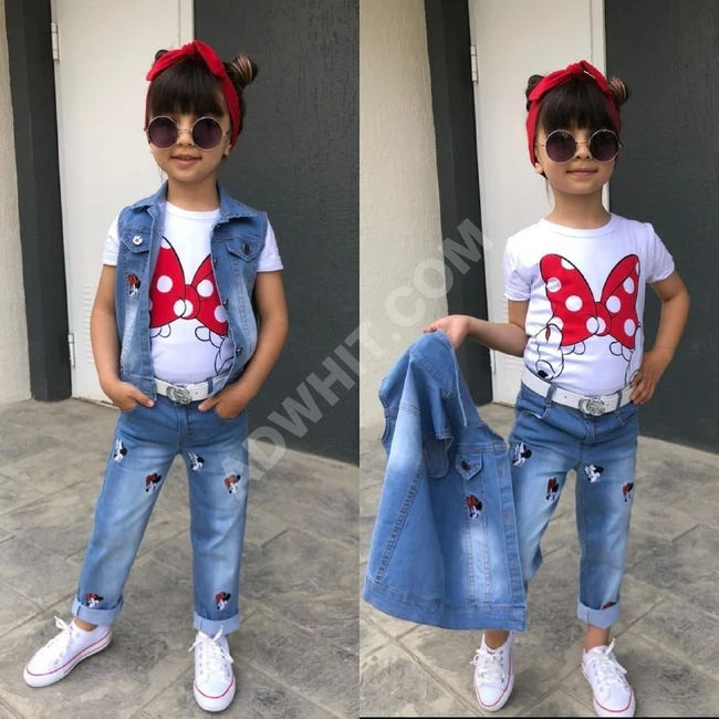 طقم جبنز بناتي 