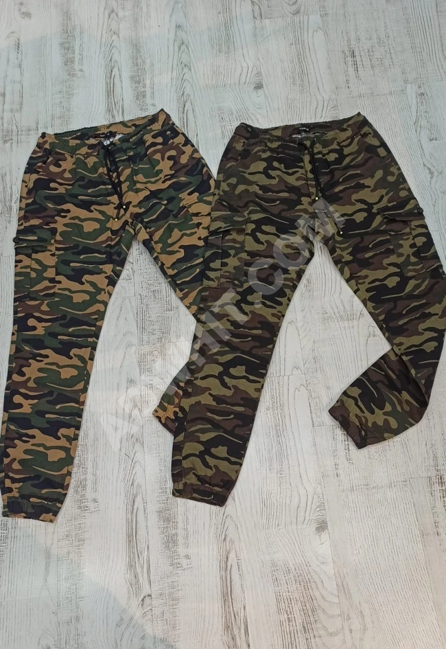 بنطال رجالي بأشكال مختلفة 