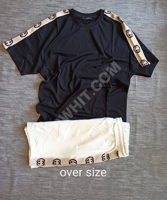 بيجاما رجالية شورت قطعتين