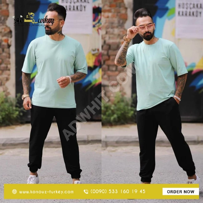 بيجامة رجالي طقم كامل