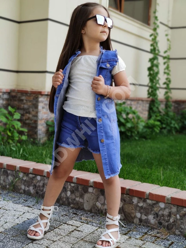 طقم جينز نسائي 