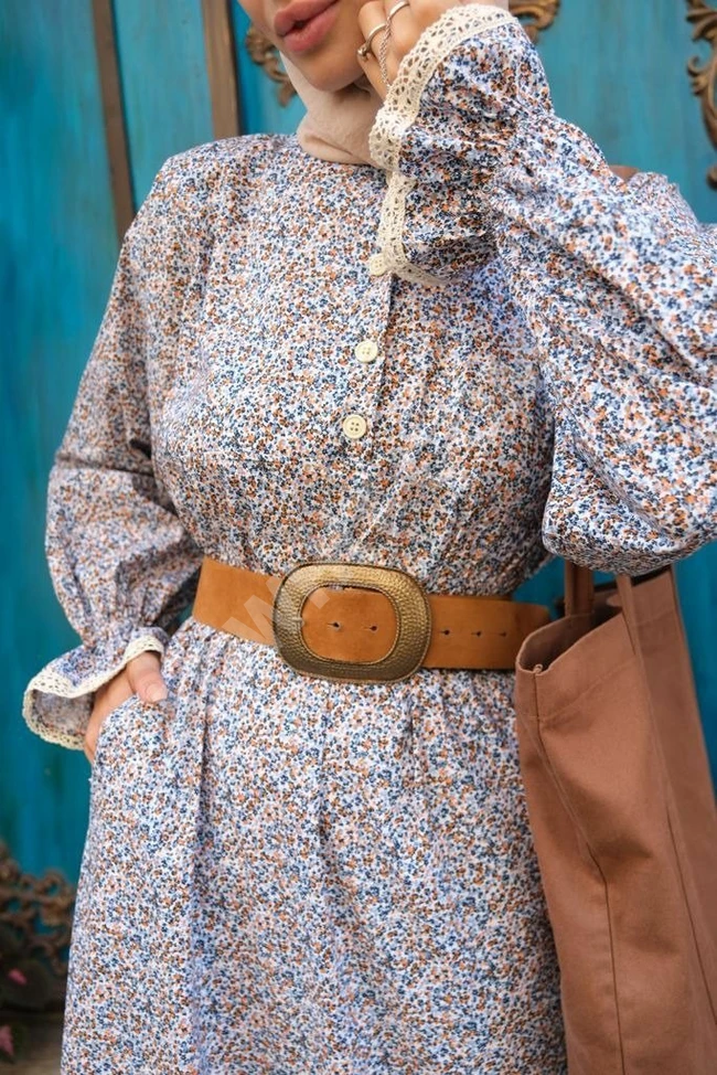 فستان نسائي طويل للمحجبات 