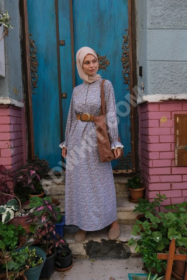 فستان نسائي طويل للمحجبات 