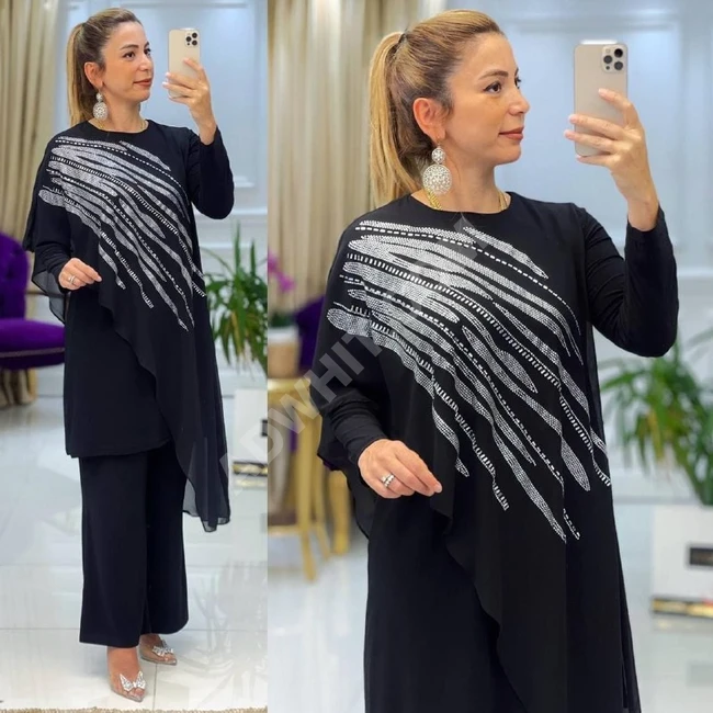 طقم نسائي مناسب للمحجبات 